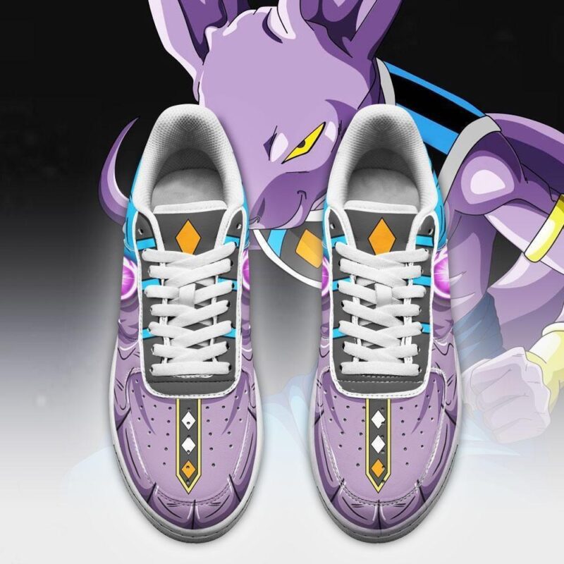 Beerus Air Force 1 Sneakers Custom Skill Dragon Ball Anime Shoes 1