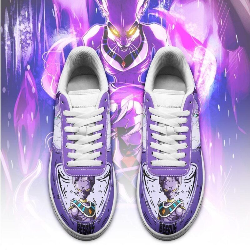 Beerus Sneakers Custom Dragon Ball Anime Shoes Fan Gift Air Force 1 Sneakers 1