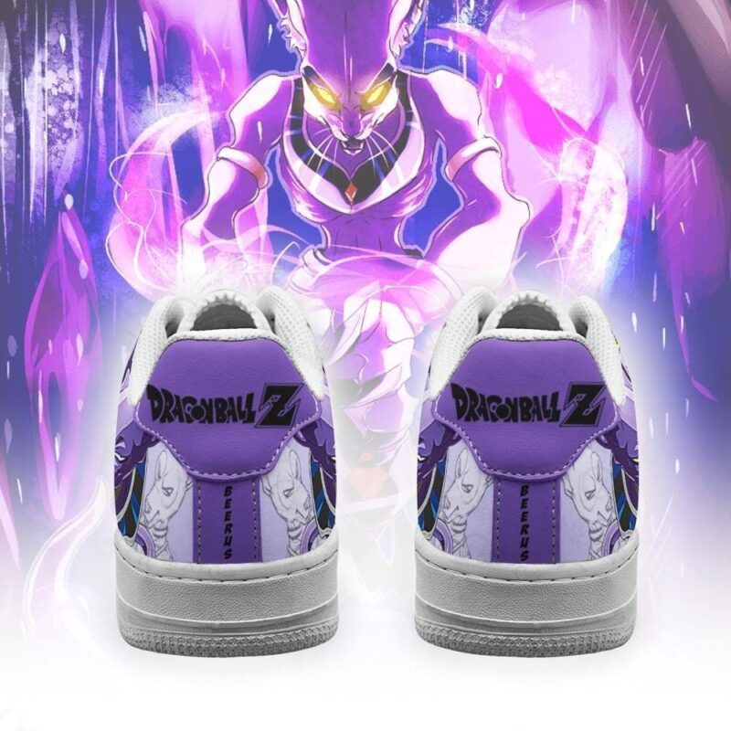Beerus Sneakers Custom Dragon Ball Anime Shoes Fan Gift Air Force 1 Sneakers 2