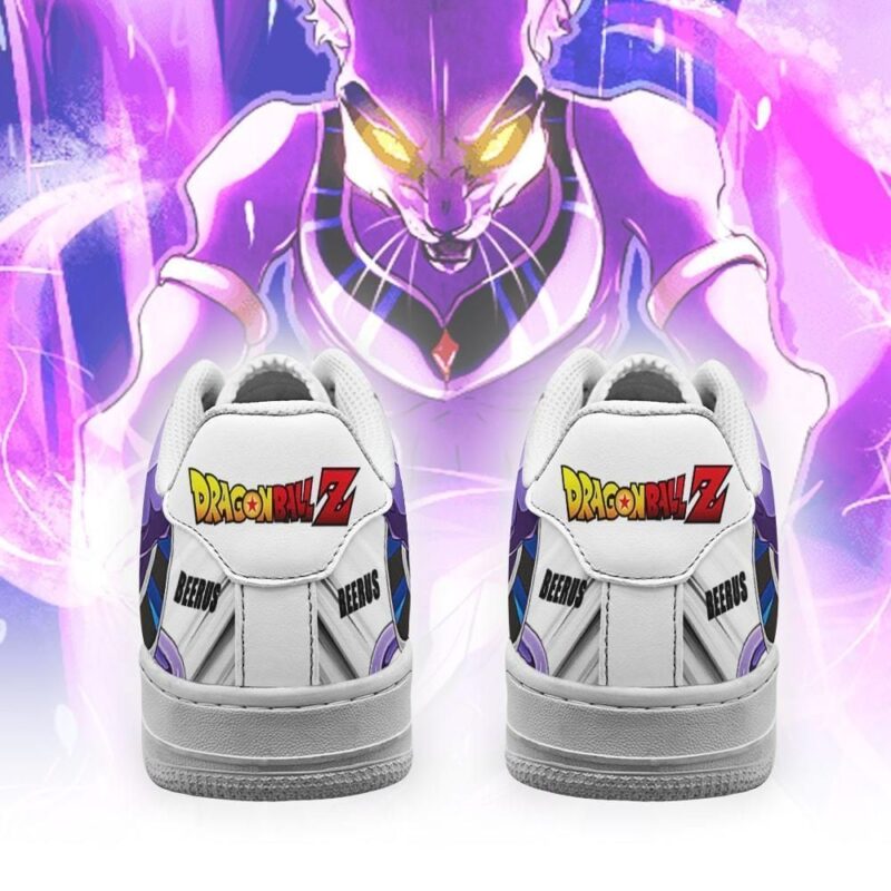 Beerus Sneakers Custom Dragon Ball Z Anime Shoes Air Force 1 Sneakers 2