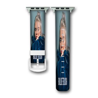 Billie Eilish Art Custom Apple Watch Band Genuine Wrist Band Replacement