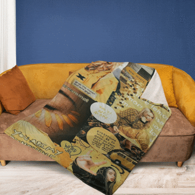 Billie Eilish Thank You For The Memories Ver6 Gift Comfy Sofa Throw Blanket Gift 1