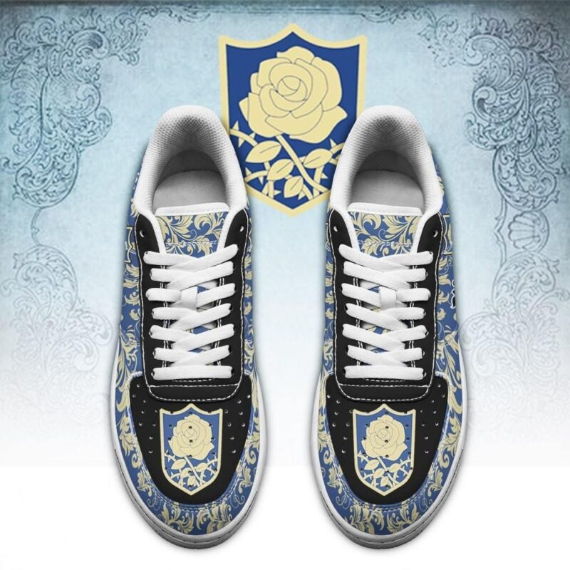 Black Clover Shoes Magic Knights Squad Blue Rose Sneakers Anime Air Force 1 Sneakers 1