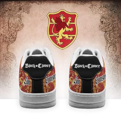 Black Clover Shoes Magic Knights Squad Crimson Lion Sneakers Anime Air Force 1 Sneakers 2 Black Clover Shoes Magic Knights Squad Crimson Lion Sneakers Anime Air Force 1 Sneakers 2
