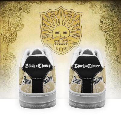 Black Clover Shoes Magic Knights Squad Golden Dawn Sneakers Anime Air Force 1 Sneakers 2 Black Clover Shoes Magic Knights Squad Golden Dawn Sneakers Anime Air Force 1 Sneakers 2