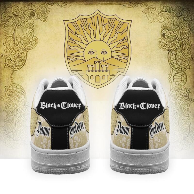 Black Clover Shoes Magic Knights Squad Golden Dawn Sneakers Anime Air Force 1 Sneakers 2