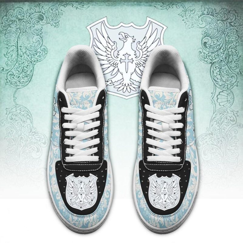 Black Clover Shoes Magic Knights Squad Silver Eagle Sneakers Anime Air Force 1 Sneakers 1