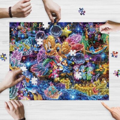 Bling Bling Mickey And Friends Light Festival Puzzle Game, Disney Fan Gift, Disney Gift 2 Disney Gift