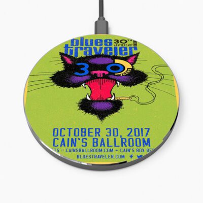 Blues Traveler Wireless Charger Custom Charging Pad iPhone Samsung