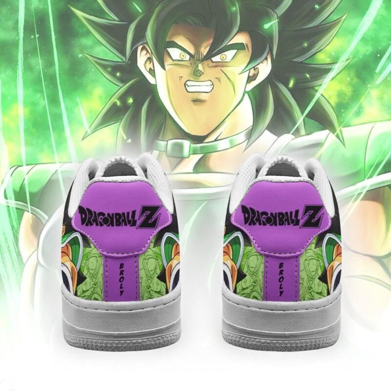 Broly Sneakers Custom Dragon Ball Anime Shoes Fan Gift Air Force 1 Sneakers 2