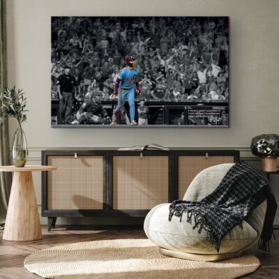 Bryce Harper American Professional Baseball, Bryce Harper Walking,, Baseball Player, Philadelphia Phillies, Sports Canvas 2 Bryce Harper American Professional Baseball Bryce Harper Walking Baseball Player Philadelphia Phillies Sports Canvas 2