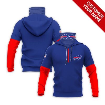 Buffalo Bills Nfl American Football Team 3D Royal Blue Jersey Gift For Bills Fans Gaiter Hoodie GH0967
