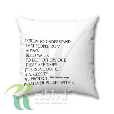 Building Walls Quotes Custom Pillow Case Cover