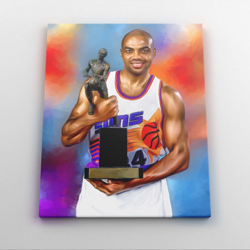 Canvas Prints Charles Barcley Poster Phoenix Suns Poster Suns Basketball Poster Basketball Art Decor Sport Gift For HimHer 1