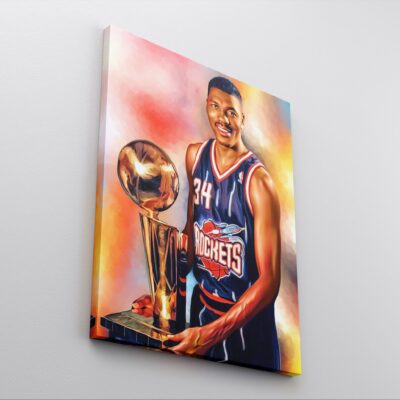 Canvas Prints Hakeem Olajuwon Poster Houston Rockets Poster Rockets Poster Sports Wall Art Basketball Art Decor Sport Gift For Him 2