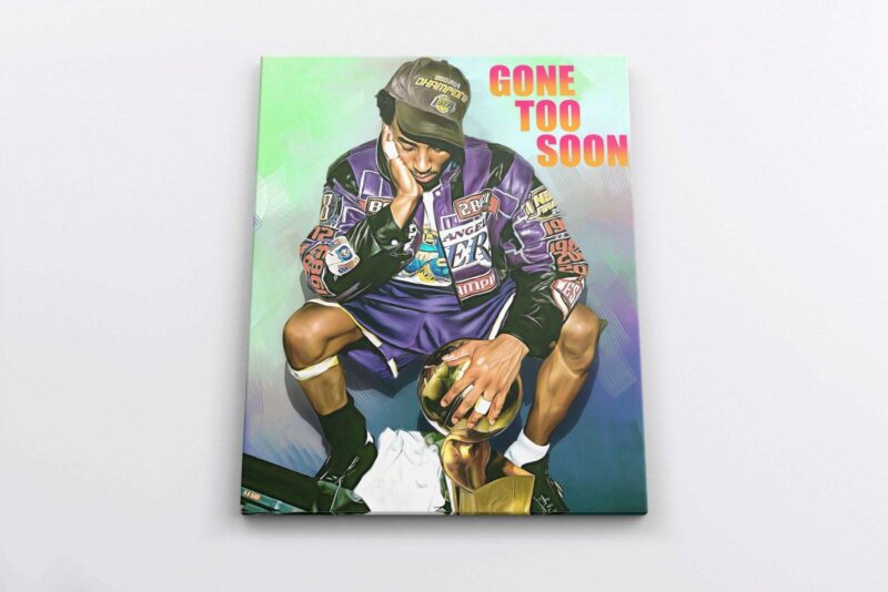 Canvas Prints Kobe Bryant Basketball Player Poster Wall Art Los Angeles Lakers Fan Gift Boys Room Decor NBA Championship2 1 scaled