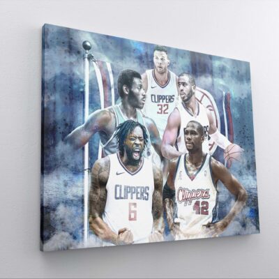Canvas Prints Los Angeles Clippers NBA Basketball Players Blake Griffin Chris Paul Bob Mcadoo Elton Brand Deandre Jordan Wall Decor 1 Canvas Prints Los Angeles Clippers NBA Basketball Players Blake Griffin Chris Paul Bob Mcadoo Elton Brand Deandre Jordan Wall Decor 1
