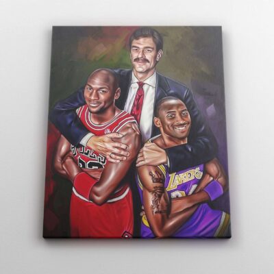 Canvas Prints Michael Jordan Kobe Bryant Phil Jackson Basketball Poster Gift Basketball Prints Boys Room Decor Lakers Chicago Bulls 1 scaled
