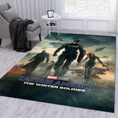 Captain America The Winter Soldier Rug 193, Gift For Fan Rug Floor Decor
