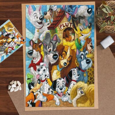 Cartoon Characters Lady And The Tramp And Friends Jigsaw Puzzle Game, Cartoon Characters Gift, Cartoon Characters Gift Puzzle Game 2 Cartoon Characters Gift Puzzle Game