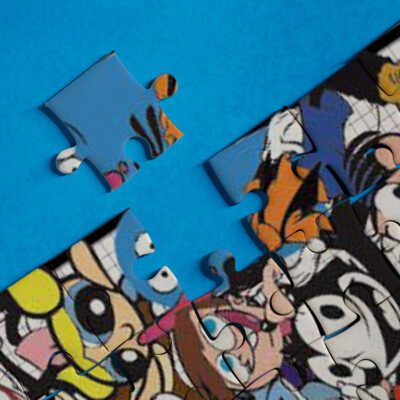 Cartoons Characters Jigsaw Puzzle Game, Cartoons Characters Fan Gift, Mickey Winnie-the-pooh Donald Duck Fan Gift 2 Mickey Winnie-the-pooh Donald Duck Fan Gift