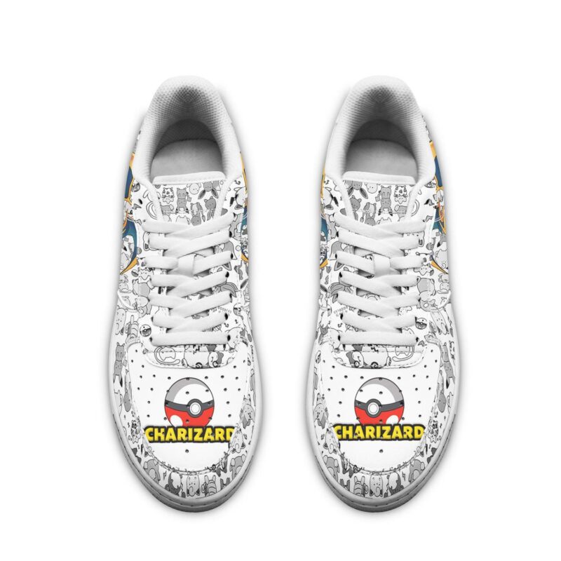 Charizard Sneakers Pokemon Shoes Fan Gift Idea Air Force 1 Sneakers 1