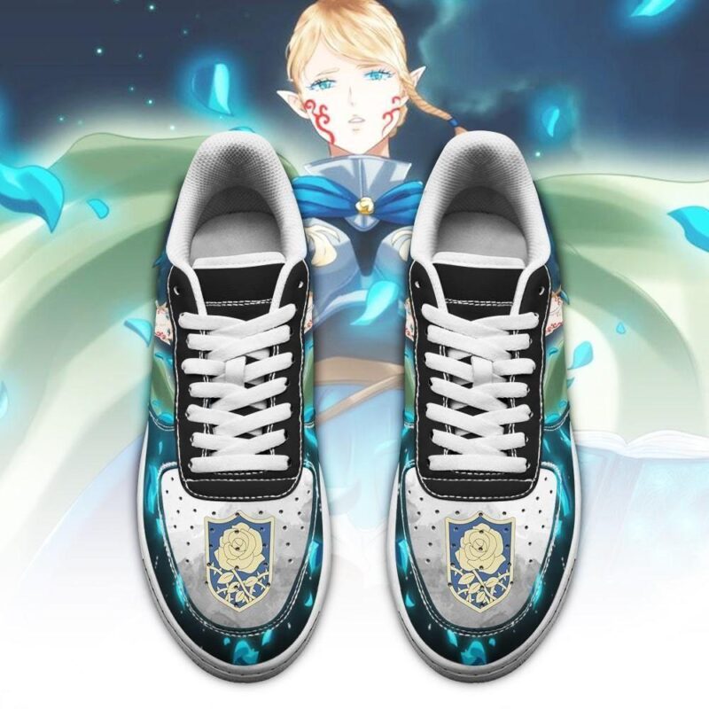 Charlotte Roselei Sneakers Black Clover Anime Shoes Fan Gift Air Force 1 Sneakers 1
