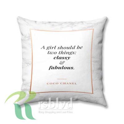 Coco Chanel Sayings Quotes Custom Pillow Case Cover