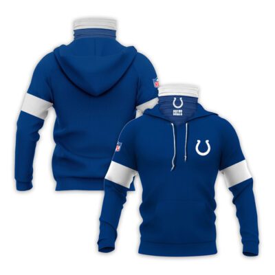 Colts Nfl Super Bowl Champions Blue Jersey Style Gift For Football And Colts Fans Gaiter Hoodie GH1008