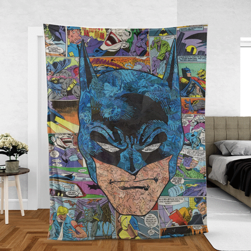 Cool Batman DC Comics Christmas Gift Comfy Sofa Throw Blanket Gift 1