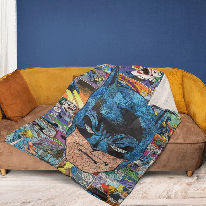 Cool Batman DC Comics Christmas Gift Comfy Sofa Throw Blanket Gift 2