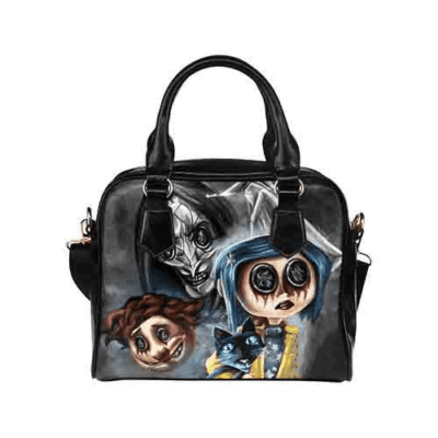 Coraline Button Eyes Undead Inc Shoulder Hand Bag SB0032