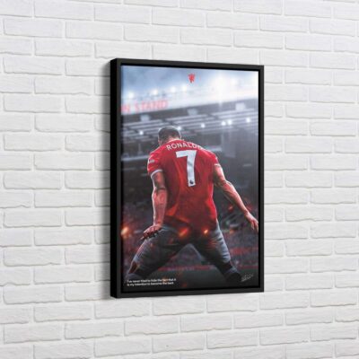 Cristiano Ronaldo Canvas, Promise of Success, Motivational Quotes Art 1 Promise of Success