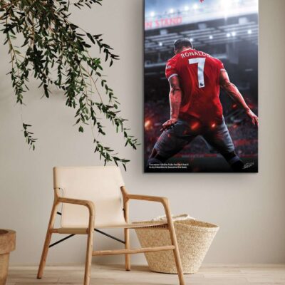 Cristiano Ronaldo Canvas, Promise of Success, Motivational Quotes Art 2 Motivational Quotes Art