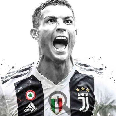 Cristiano Ronaldo Poster, Canvas, Football Print, Soccer Wall Decor, Sports Wall Art 2 Football Print