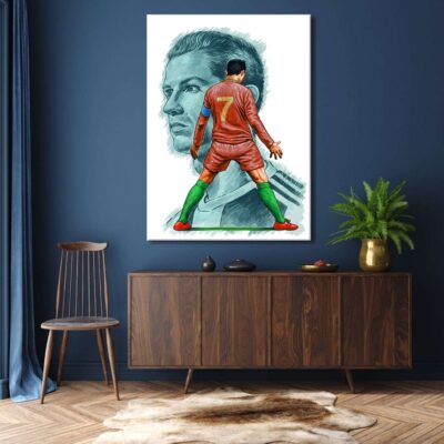 Cristiano Ronaldo Wall Art / Professional Football Player / Illustration & Caricature Canvas / Wall Art Canvas 2 Cristiano Ronaldo Wall Art Professional Football Player Illustration amp Caricature Canvas Wall Art Canvas 2