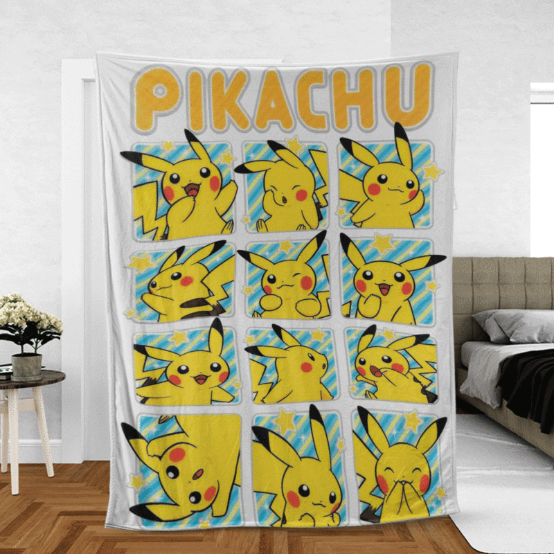 Cute Full Pikachu Pokémon Anime Gift Lover