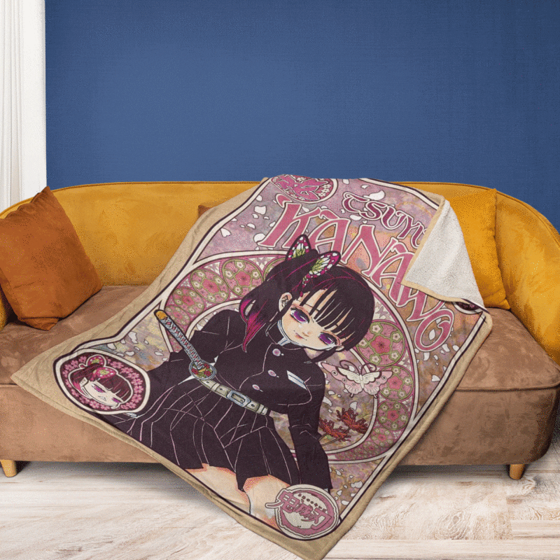 Kanawo Tsuyuri Gift For Fan Comfy Sofa Throw Blanket Gift