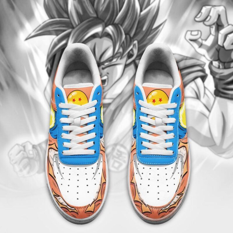 DBZ Goku Air Force 1 Sneakers Custom Skill Dragon Ball Anime Shoes 1