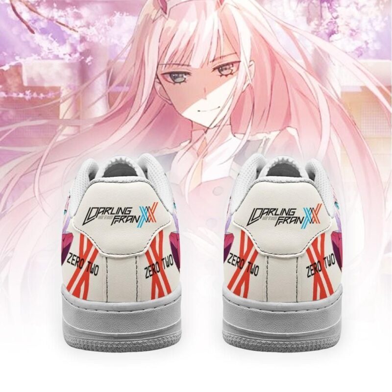 Darling In The Franxx Shoes Code 002 Zero Two Sneakers Anime Shoes Air Force 1 Sneakers 2