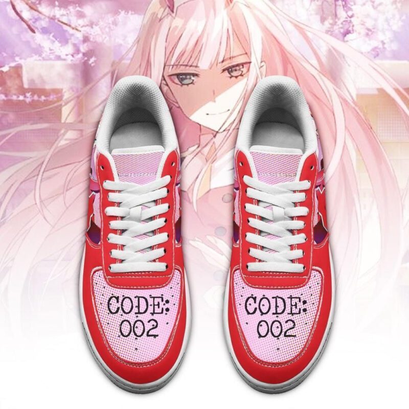 Darling In The Franxx Shoes Zero Two Sneakers Anime Shoes Air Force 1 Sneakers 1