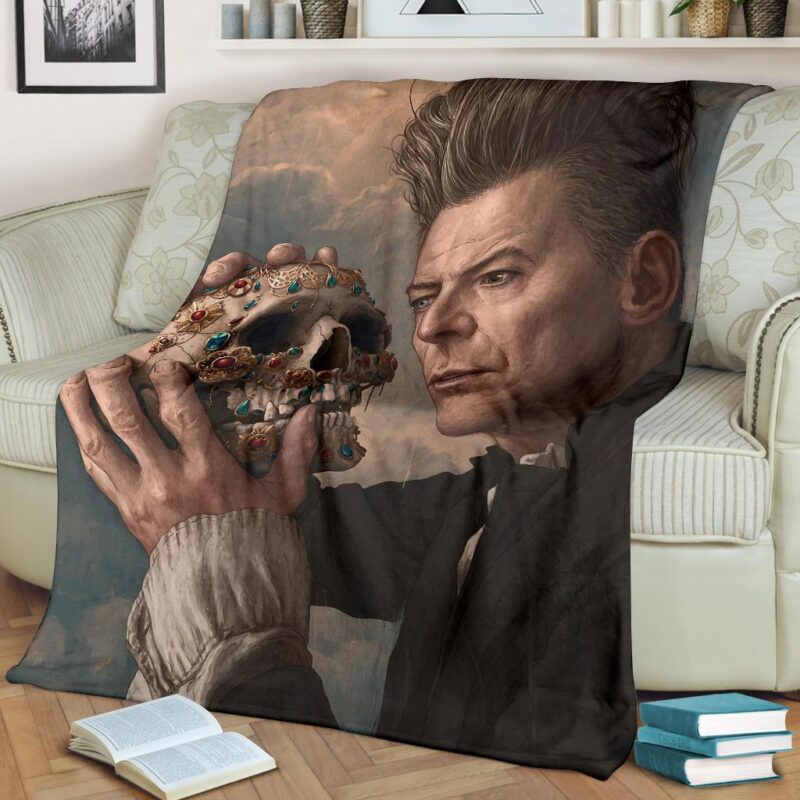 David Bowie Thank You For The Memories 537 Gift Lover Comfy Sofa Throw Blanket Gift