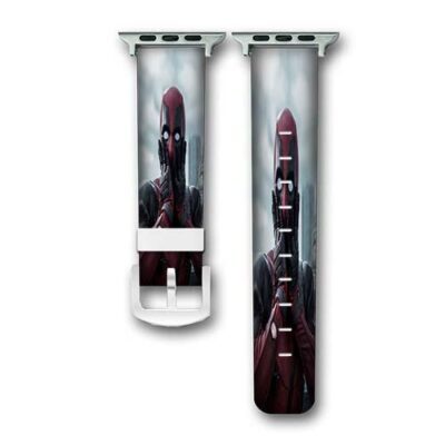 Deadpool Funny Custom Apple Watch Band Genuine Wrist Band Replacement