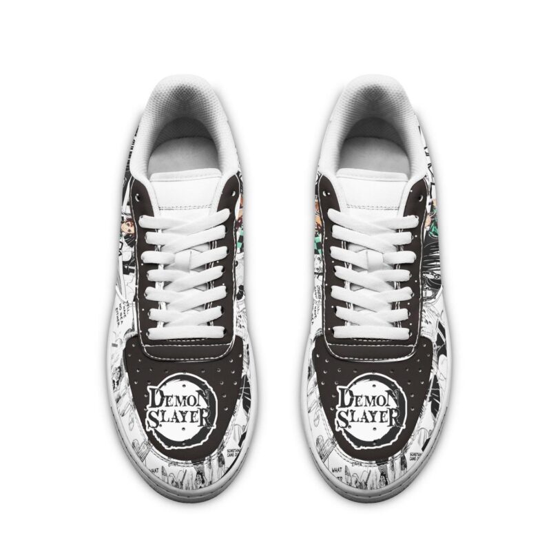 Demon Slayer Sneakers Manga Anime Shoes Fan Gift Idea Air Force 1 Sneakers 1