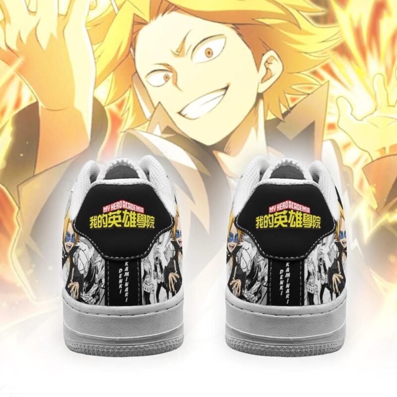 Denki Kaminari Sneakers My Hero Academia Anime Custom Shoes Air Force 1 Sneakers 2
