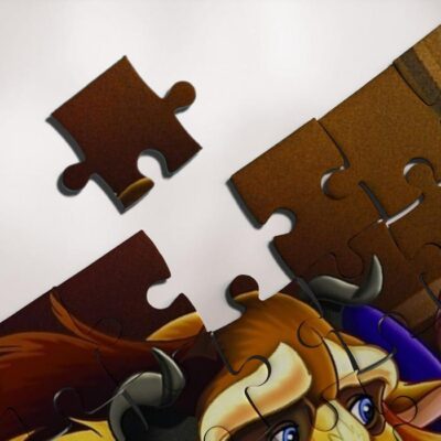 Disney Beauty And The Beast Jigsaw Puzzle Game, Disney Chip Lumiere Cogsworth Beast Belle Fan Gift 3 Disney Beauty And The Beast Jigsaw Puzzle Game Disney Chip Lumiere Cogsworth Beast Belle Fan Gift 3