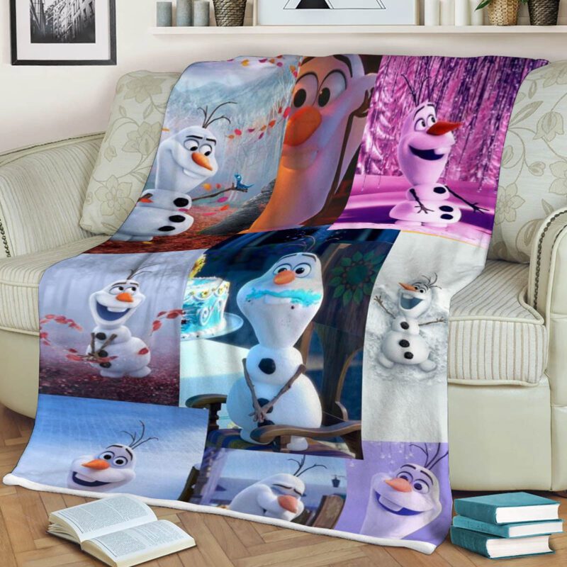 Disney Frozen Olaf So Cute Christmas Gift Comfy Sofa Throw Blanket Gift 1