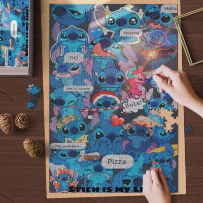 Disney Lilo And Stitch Stich Is My Life Jigsaw Puzzle Game