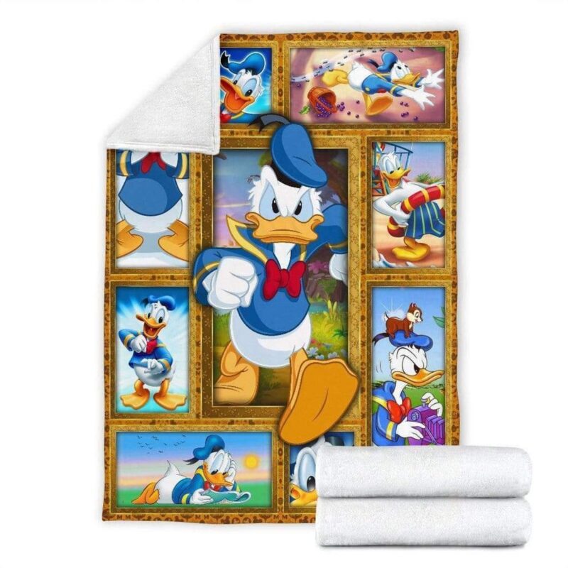 Donald Duck Blanket Disney Inspired Soft Cozy Comfy Throw Fleece Comfy Sofa Throw Blanket 3