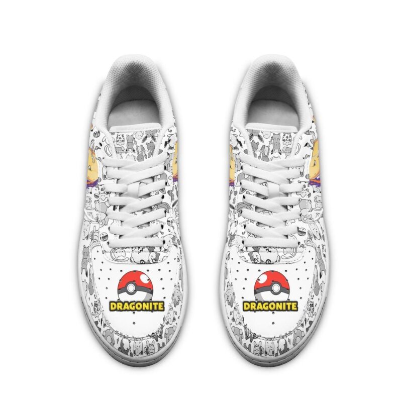 Dragonite Sneakers Pokemon Shoes Fan Gift Idea Air Force 1 Sneakers 1